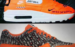 “Just do it”版本的Nike air max 1，你觉得OK？