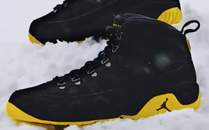 密歇根专属！黑黄配色Air Jordan 9 Boot PE曝光！