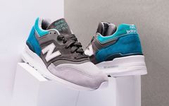 简约百搭，New Balance 997 全新配色“Aqua”