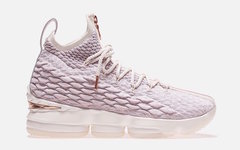 圣诞大战上脚！Kith x Nike LeBron 15 “Rose Gold” 近期发售！