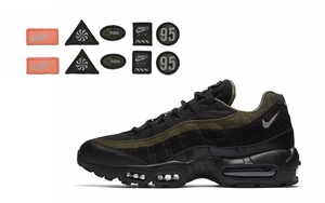 魔术贴徽章搭配Nike air max 95，玩出不一样！