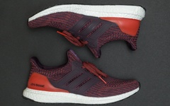 近赏 adidas UltraBOOST 4.0 全新“Burgundy”配色