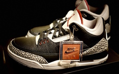 Air Jordan 3 “Black Cement” 360度无死角细节图曝光！