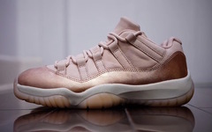 还是女生专属！玫瑰金Air Jordan 11 Low GS 四月发售！