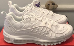 人气纯白，Nike Air Max 98“Triple White” 配色抢先看