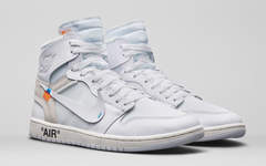 官图释出！Off-White x Air Jordan 1 “White” 即将来临！