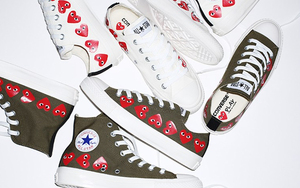 COMME des GARÇONS PLAY x CONVERSE 全新鞋款来了 