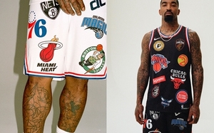 有点难驾驭..JR Smith 示范 Supreme x Nike 联名 NBA 队服系列