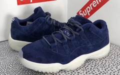 海军蓝诱惑！Air Jordan 11 Low “RE2PECT” 释出更多细节！