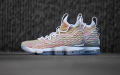 下周发售！Nike LeBron 15 “Fruity Pebbles” 释出近景美图！