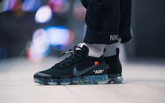 酷！Off-White x VaporMax 全新黑色版本上脚预览