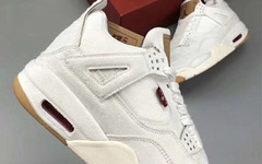 继黑色版本之后，白色版本 Levis x Air Jordan 4 也释出后续讯息！