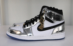 实物首次释出！这款 Blingbling 的 Air Jordan 1 本月底发售！