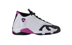 黑脚趾风格！Air Jordan 14 GS “Fuchsia Blast” 即将发售！