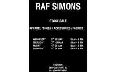 Raf Simons 年度促销展再次于比利时开启