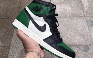 再释细节！Air Jordan 1 “Pine Green” 360度无死角曝光！