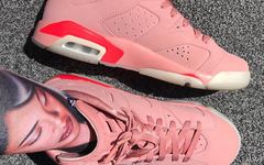 亲友限定！Aleali May 释出粉嫩 Air Jordan 6 “Millennial Pink”！