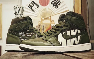 大Logo再现江湖！定制风格 Air Jordan 1 “Olive” 释出！