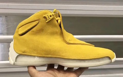 “74G”细节！Air Jordan 18 “Yellow Suede” 再释细节图！