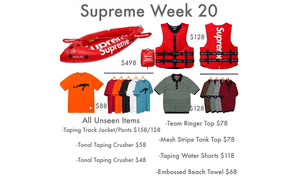 Supreme 春夏第 20 周发售单品一览