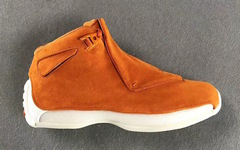 同期发售！Air Jordan 18 “Orange Suede” 确认九月释出！