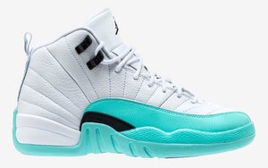 清爽亮眼！Air Jordan 12 GS “Light Aqua” 下月发售！