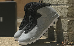 月底发售！Air Jordan 10 “Cement” 释出实物美图！