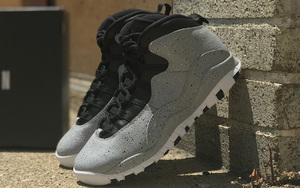 月底发售！Air Jordan 10 “Cement” 释出实物美图！