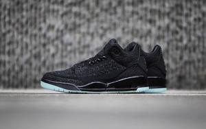 近赏丨编织夜光 Air Jordan 3 Flyknit “Black”