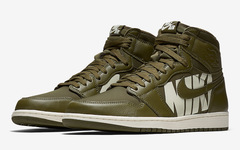 鸳鸯弹幕！全新 Air Jordan 1 “Olive Canvas” 九月来袭！