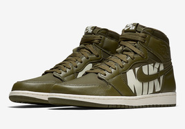 鸳鸯弹幕！全新 Air Jordan 1 “Olive Canvas” 九月来袭！