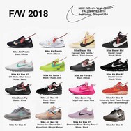 清晰且详细！OFF-WHITE x Nike 2018 大合集！