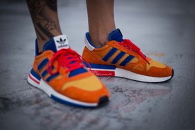 adidas x 龙珠Z 联名 ZX500 RM"Goku"上脚预览