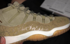 实物曝光！女生专属 AJ11 “Neutral Olive” 年底发售！