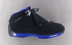 全新实物图释出！Air Jordan 18 “Black Royal” 十月正式归来！ 