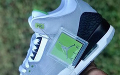 实物首次曝光！Air Jordan 3 “Chlorophyll” 十月正式发售！