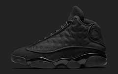 纯黑配色！Air Jordan 13 “Cap and Gown” 明年夏季发售！