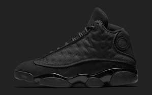 纯黑配色！Air Jordan 13 “Cap and Gown” 明年夏季发售！