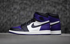 近赏丨黑紫脚趾 Air Jordan 1 “Court Purple”