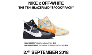 OW x Nike Blazer Mid “Spooky Pack” 发售日期更新！