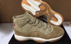 黑五发售！Air Jordan 11 “Neutral Olive” 释出实物细节图片！