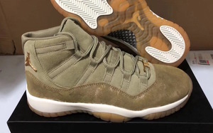 黑五发售！Air Jordan 11 “Neutral Olive” 释出实物细节图片！