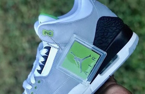 前后细节曝光！Air Jordan 3 “Chlorophyll” 十月来袭！