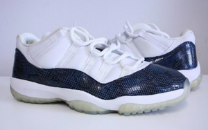 蓝蛇纹释出！AJ11 Low “Navy Snakeskin” 四月回归！