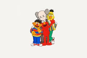 KAWS 曝光全新《Sesame Street》Ernie 毛绒公仔