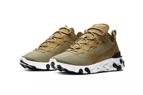 抢先预览！ Nike React Element 55 全新“Olive”配色