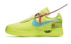 Off-White x NikeLab Air Force 1 Low 全新「Volt」配色实鞋曝光