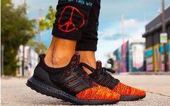 权利的游戏 x UltraBOOST「House Targaryen」黑红配色上脚一览