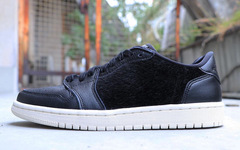 马毛材质拼接！全新 Air Jordan 1 Low No Swoosh 即将发售！