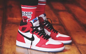 神似芝加哥！Air Jordan 1 “Chicago Crystal” 上脚不俗！